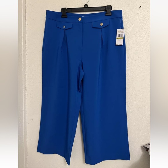MICHAEL Michael Kors Women's  Sz Jeans 14 High Rise Cropped royal  Blue - Picture 1 of 7